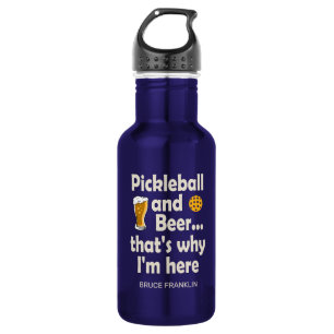 Funny Pickleball and Beer That's Why I'm Here 532 Ml Water Bottle
