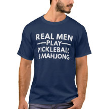 Funny Pickleball and Mahjong Gift for Men