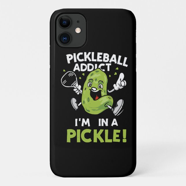 Funny-Pickleball Case-Mate iPhone Case (Back)