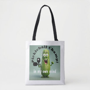 Funny Pickleball Champ Tote Bag