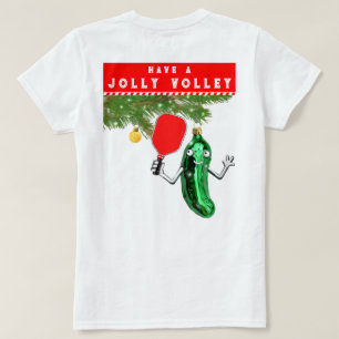 Funny Pickleball Christmas T-Shirt