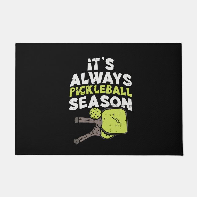 Funny Pickleball Doormat (Front)