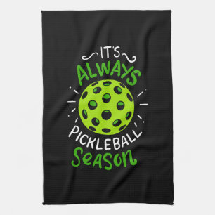 Funny Pickleball Gifts Kitchen Towel