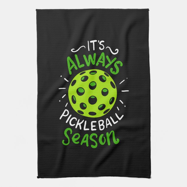 Funny Pickleball Gifts Kitchen Towel (Vertical)