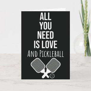 Funny Pickleball Greeting Card for Player Or Lover