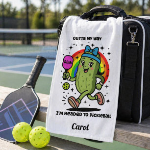 Funny Pickleball Hand Towel