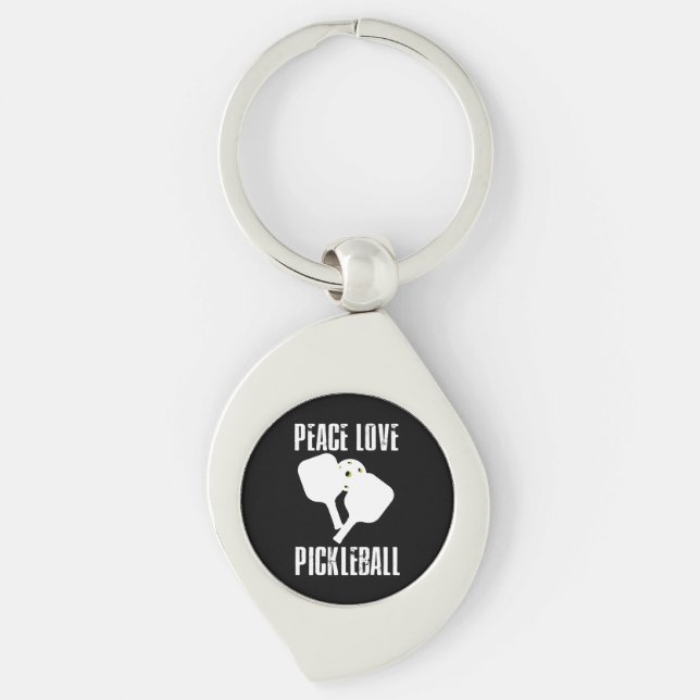 Funny Pickleball   Keychain (Front)