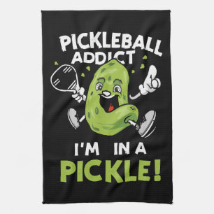 Funny-Pickleball Kitchen Towel