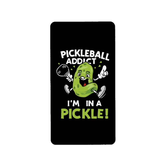 Funny-Pickleball Label (Front)