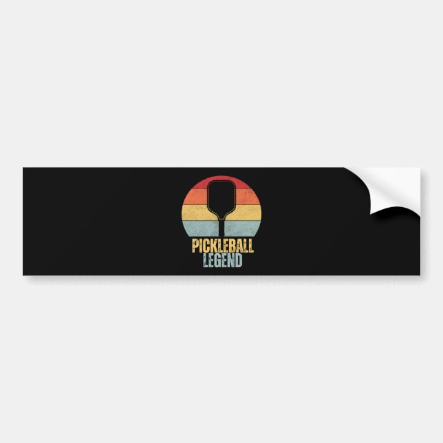 Funny Pickleball Legend Bumper Sticker (Front)