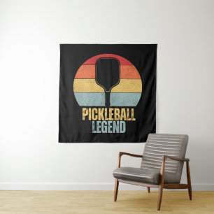 Funny Pickleball Legend Tapestry