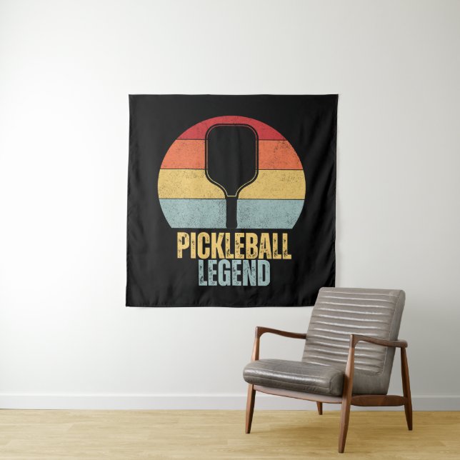 Funny Pickleball Legend Tapestry (In Situ)