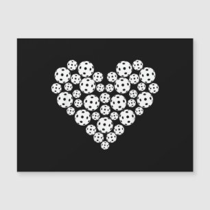 Funny Pickleball Love Heart Shape Valentine
