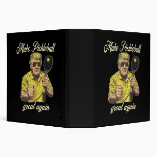 Funny Pickleball Lovers Graphics Pickle Ball Binder