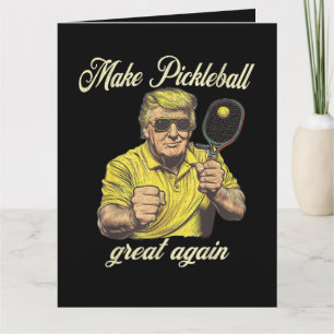 Funny Pickleball Lovers Graphics Pickle Ball Card