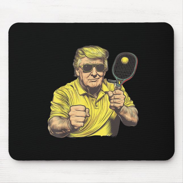 Funny Pickleball Lovers Graphics Pickle Ball Men Mouse Pad (Front)
