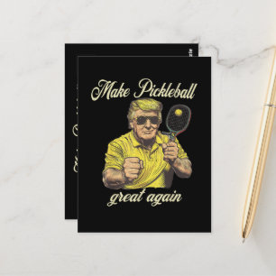 Funny Pickleball Lovers Graphics Pickle Ball Postcard