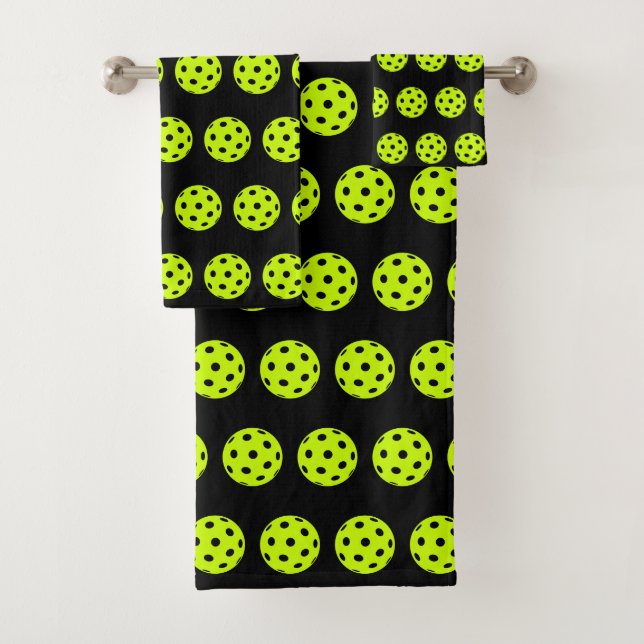 FUNNY Pickleball Motif Jaune nouveauté (En situation)