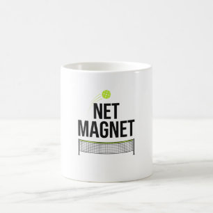 Funny Pickleball Net Magnet Mug