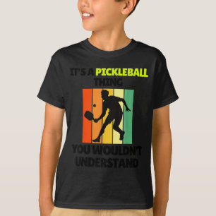Funny pickleball paddle dink pickle ball player T-Shirt