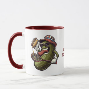 Funny Pickleball Patriot Independence Day Sports Mug