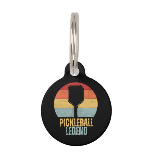 Funny Pickleball Pet Tag