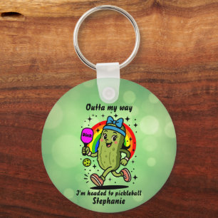 Funny Pickleball - Pickleball Humour Keychain