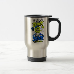 Funny Pickleball Player Design Travel Mug