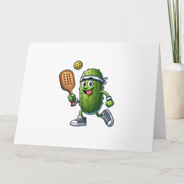 Funny Pickleball Player Paddleball Lover  Card (Front)