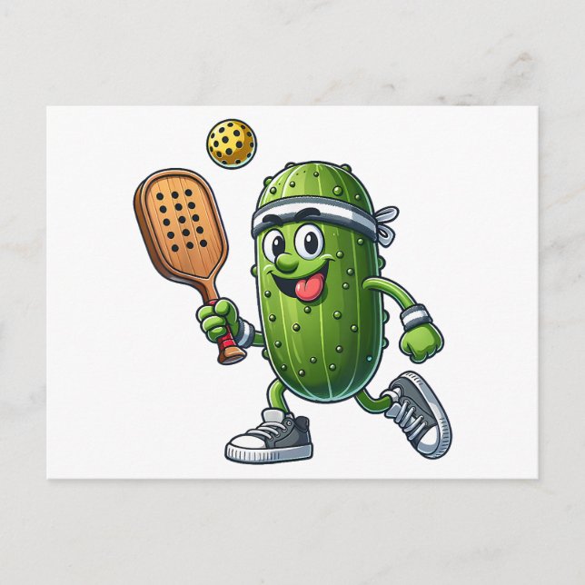 Funny Pickleball Player Paddleball Lover  Postcard (Front)