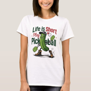 Funny Pickleball Player Paddleball Lover Women Men T-Shirt