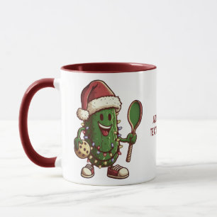 Funny Pickleball Player Santa Pickleballer Gift Mug