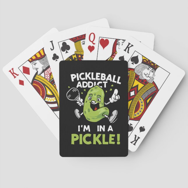 Funny-Pickleball Playing Cards (Back)