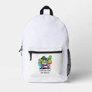 funny pickleball printed backpack