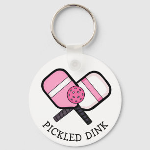 Funny Pickleball Pun   Keychain