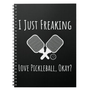 Funny Pickleball Quote Notebook Humor Gifts Player