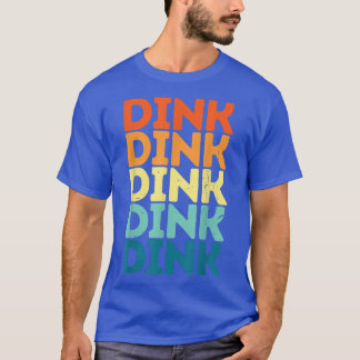 Funny Pickleball Retro SunsetVintage Dink Lovers  T-Shirt