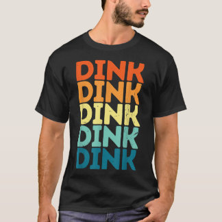 Funny Pickleball Retro SunsetVintage Dink Lovers T-Shirt