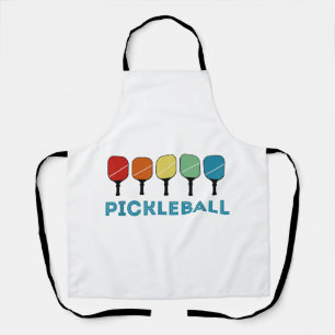 Funny Pickleball Retro Vintage  Apron