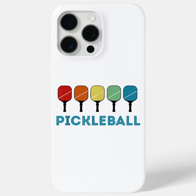 Funny Pickleball Retro Vintage  Case-Mate iPhone Case (Back)