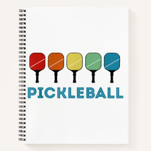 Funny Pickleball Retro Vintage Notebook