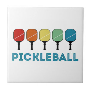 Funny Pickleball Retro Vintage Tile