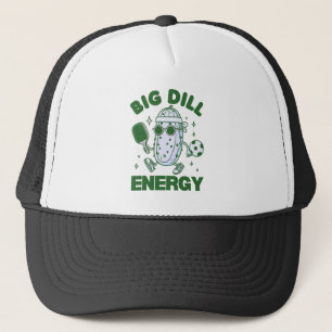 Funny Pickleball Saying Cute Character Pun Trucker Hat