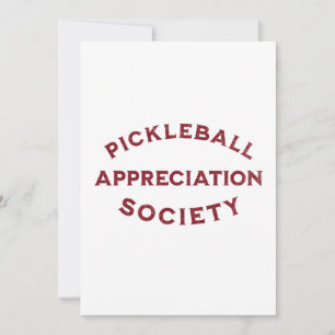 Funny Pickleball Saying Invitation