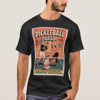 Funny Pickleball Serve First Eat Later Poster