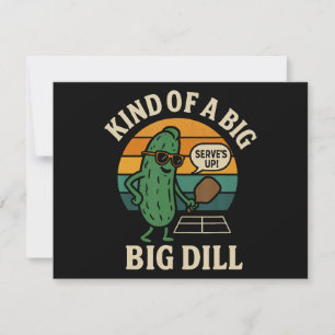 Funny Pickleball Social Club Big Dill Invitation