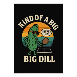 Funny Pickleball Social Club Big Dill Photo Print