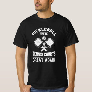 Funny Pickleball Tennis Courts Dink Gift T-Shirt