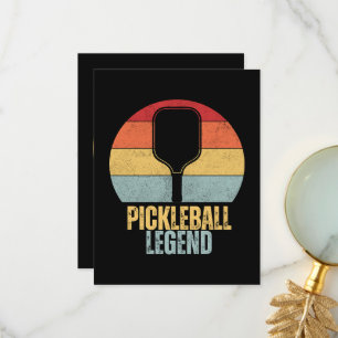 Funny Pickleball Thank You Card