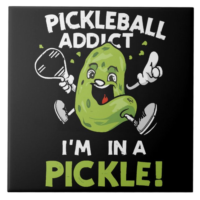 Funny-Pickleball Tile (Front)